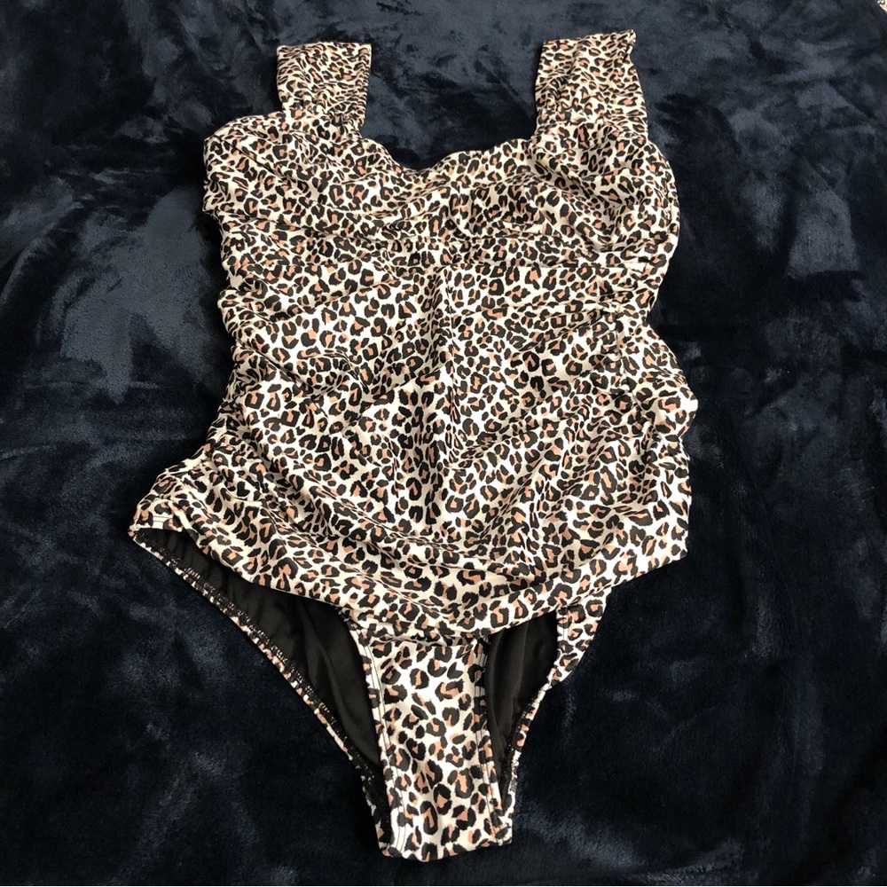Albion Leopard Print One Piece Swimsuit